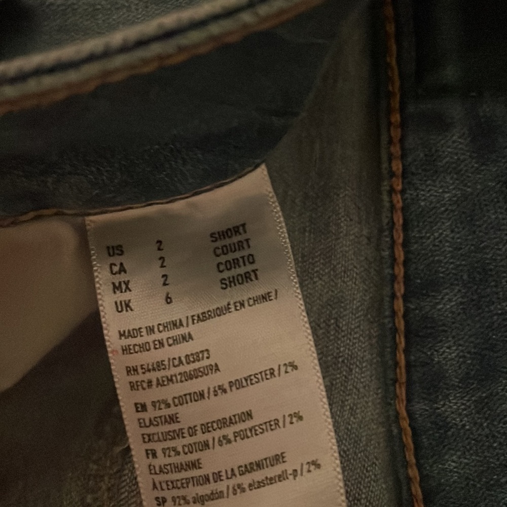 american eagle ripped jeans size 2 - Picture 3 of 3